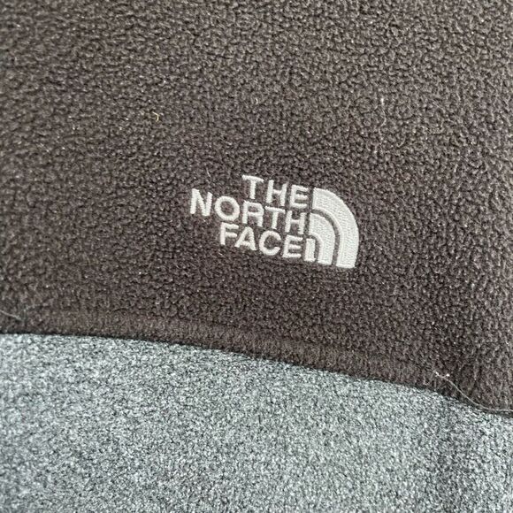The North Face Boys Black Gray Colorblock Full Zip Fleece Jacket XL 18/20 - Picture 8 of 16